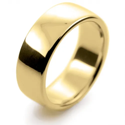 Soft Court Very Heavy - 8mm (SCH8Y) Yellow Gold Wedding Ring